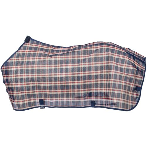 Tough 1 Tough-1 PVC Coated Mesh Tri-Shield Fly Sheet - color: Navy Blue, size: 81"