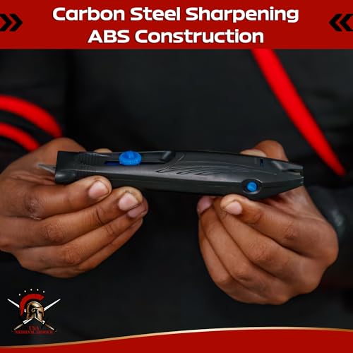 Samurai Shark Tungsten Carbide Knife Sharpener – Your Ultimate Blade Buddy for Every Task! Sharpen Scissors, Kitchen Knives, Lawn Tools, and More with Ease