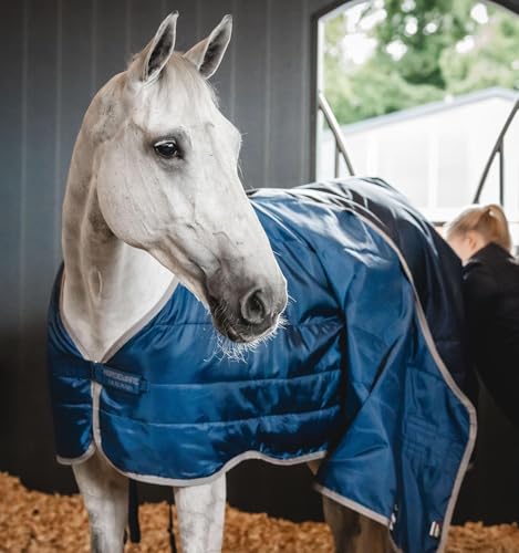 Horseware Ionic® Therapy Liner - Imperial Blue/Silver & Navy, 72 inches - size: 72 inches