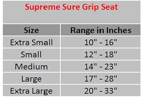 HILASON Western Anti Slip Grip Horse Saddle Seat Cover Black - size: Large
