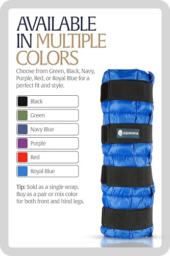 Equinavia Cool Relief Therapy Equine Ice Boots for Horses-Gel Cooling Wraps - color: Royal Blue