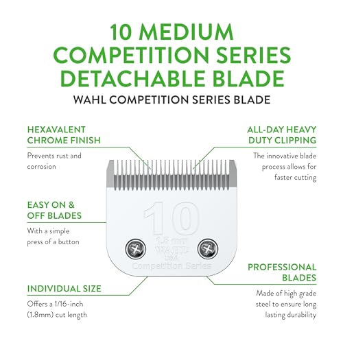 Wahl Professional Animal Competition Blade, 2358-100, 10 - size: 10