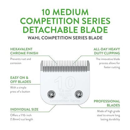 Wahl Professional Animal Competition Blade, 2358-100, 10 - size: 10