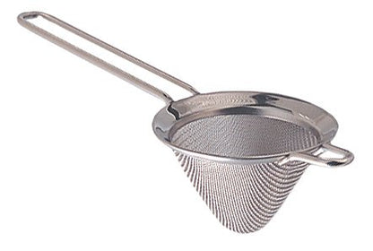 RSVP International Endurance Kitchen Collection, Stainless Steel Fine Mesh Conical Sieve/Colander, Multi-Purpose for Cooking, Baking, Loose Leaf Tea, Bar Strainer Cocktails, 3-Inch - size: 3-Inch