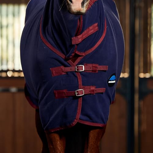 WeatherBeeta Anti-Static Fleece Cooler Combo Neck, Navy/Burgundy, 84" - color: Navy/Burgundy, size: 84"