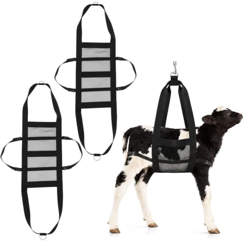 Mikikit 2 PCS Goat Sling for Hoof Trimming and Calf Weighing Animals