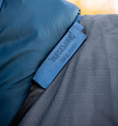 Horseware® Rhino® Hexstop Plus Vari-Layer Turnout 0g - Grey/Indigo & Navy, 78 inches - size: 78 inches