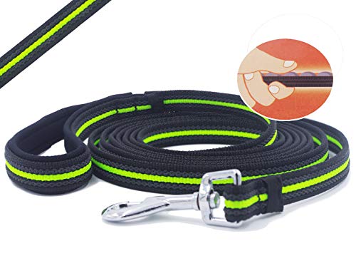 Long Dog Training Leash Dog Lead with Special Non-Slip Design and Padded Handle, 10/15/33/50 ft, for Any Size of Dogs - size: 10ft
