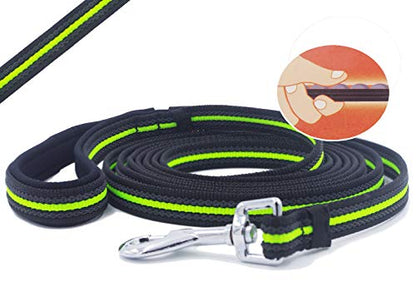 Long Dog Training Leash Dog Lead with Special Non-Slip Design and Padded Handle, 10/15/33/50 ft, for Any Size of Dogs - size: 10ft