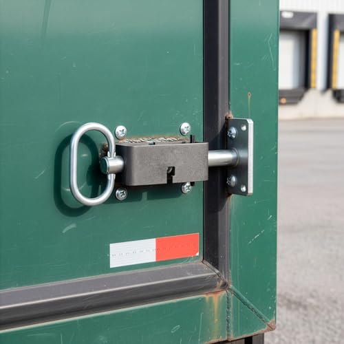 WRINGKIT 4 Pack Weld-On Spring Latch, Heavy-Duty | Trailer Gate Latch Lock with Plain Tube, 5/8" Steel Spring Loaded Latch Assembly for Utility Tailgate, Ramp Doors, Tracks