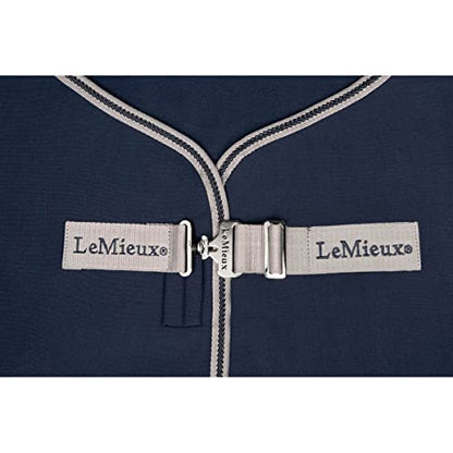 LeMieux Arika Jersey-Tek Fleece - Cooling- Blanket - Navy - 84" - color: Navy, size: 84"