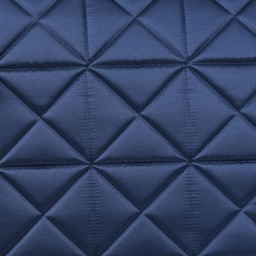 WeatherBeeta Satin Luxe Air-Tec Euro Jump Shaped Saddle Pad - color: Navy