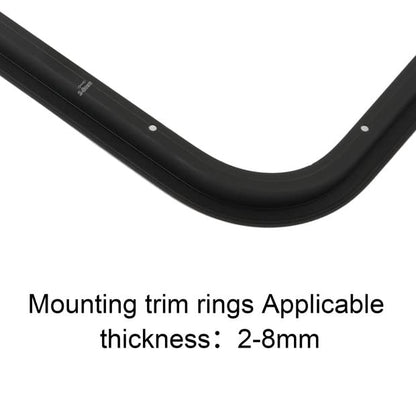 Vertical Sliding Black RV Window for Teardrop, Cargo, Horse Trailer, Marine Camper Window Replacement,14" Wide x 16" Tall - size: 14"x16"