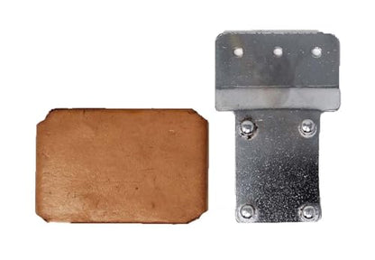 CHALLENGER 3" Blevins Buckle Set (2-Pack) – Tan Leather Covered Saddle Buckles | Western Tack Replacement Hardware | 52HS04TN