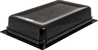 Carlisle FoodService Products 10201B03 StorPlus Full Size Food Pan, Polycarbonate, 4" Deep, Black - color: Black, size: 4", style: Pan