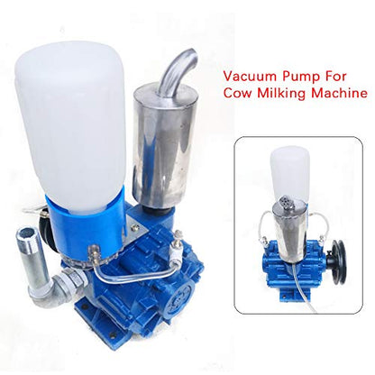 Vacuum Pump for Cow Milking Machine Milker Bucket Tank Barrel 250L/min Portable Cow Goat Milking Machine Vacuum Pump Livestock Milking Equipment Barrel Vacuum Pump 250L/min(US Stock)