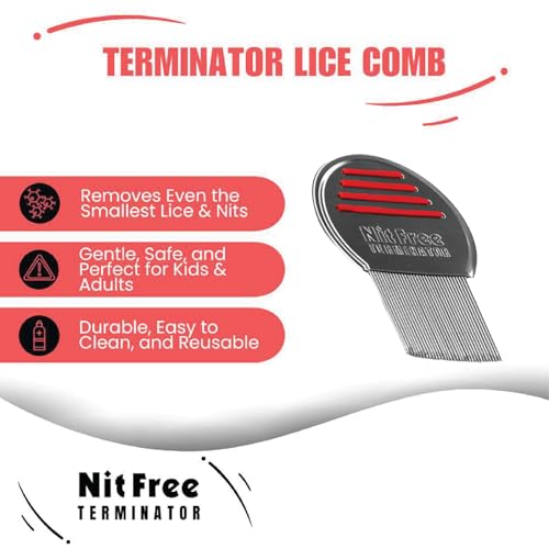 Nit Free Terminator Head Lice Comb - (Color May Vary) Pack of 2 - size: 2 Pack