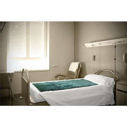 Natural Medical Sheepskin Pad, Non-Slip Back, Emerald, 30 x 60 in, 1 Pack - color: Emerald, size: 30x60 Inch (Pack of 1)