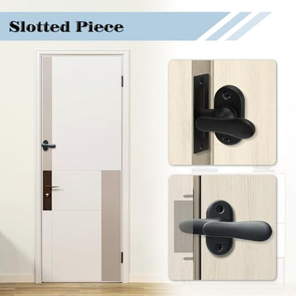 Alise Flip Latch Lock Swinging Gate Latches Door Lock,Black,Small Size - color: Black, size: Small Size
