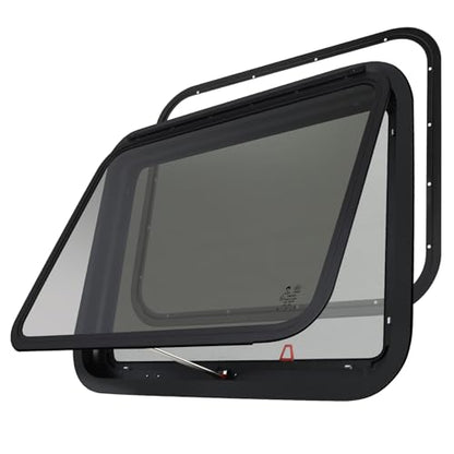 RV Exit Windows,30"W x 22"H RV Emergency Exit Windows for Cargo Trailer - size: 30"W x 22"H