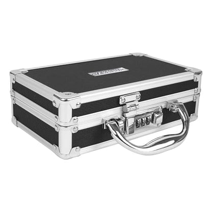 Vaultz Locking Medicine Case, Combination Lock Box, 3-Pack, Briefcase Style | Reinforced steel corners and chrome handle, organized interior with mesh pocket and elastic securing straps - size: 3 Pack