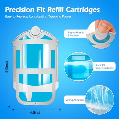 16 Pack Refill Cartridge Compatible with Flying Insect Trap M364 & Max