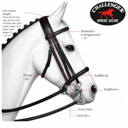 Horse Western Leather Tack Studded Bitless Sidepull Bridle Reins 77RS03 - color: Mahogany
