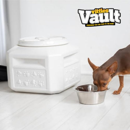 Vittles Vault Airtight Pet Food Storage Container + Scoop, Up to 30lbs - size: 30 Pounds