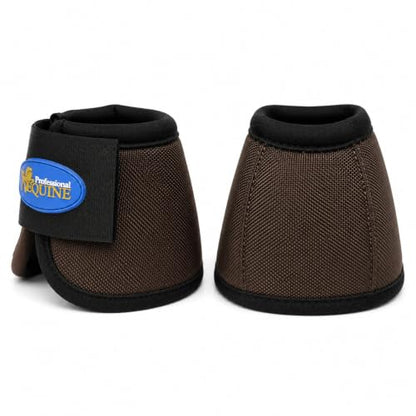 Horse Medium Ballistic Overreach No-Turn Bell Boots Brown 4109BR-M