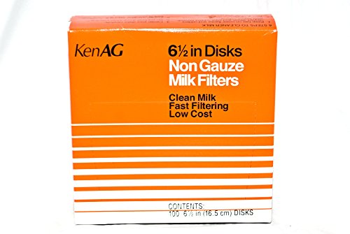 6-1/2" Milk Filter Disks Non-Gauze 100pk, D110 (15)