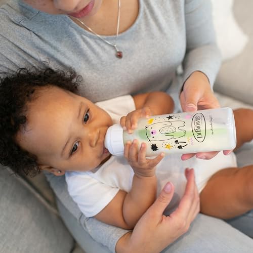 Dr. Brown's Anti-Colic Options+ Narrow Baby Bottle, Bear & Owl, 2-Pack - color: 2-Pack, Bear & Owl, size: 1 Count (Pack of 2)