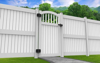 D&D TCHDMA1S3BT TruClose Mult-Adjust Heavy Duty Gate Hinge, Black, 2 pcs - color: Series 3 Black