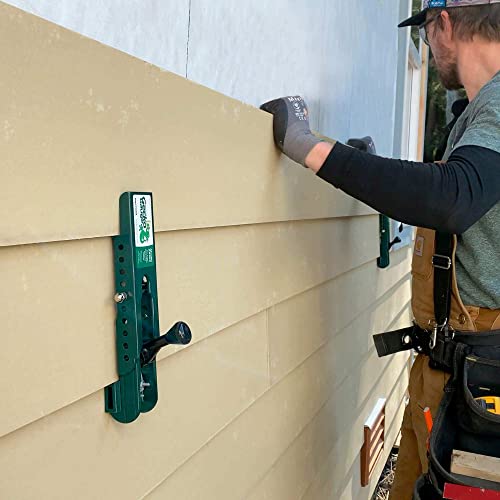 PacTool Gecko Gauge Siding Tool - LP Wood Installation, 2-Pack Green - size: 3/8” Thickness for LP Siding, style: STANDARD