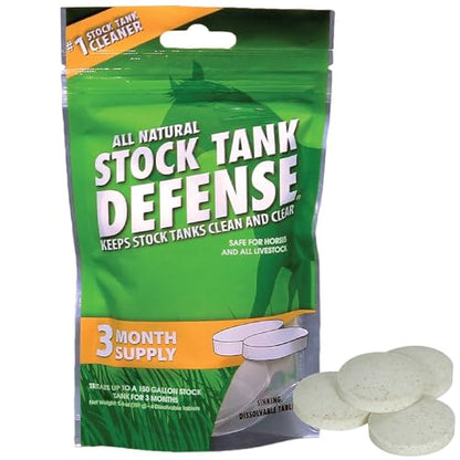 Airmax Stock Tank Defense Livestock Water Trough Cleaner Treatment, 6 Tabs - size: 6 Tablets