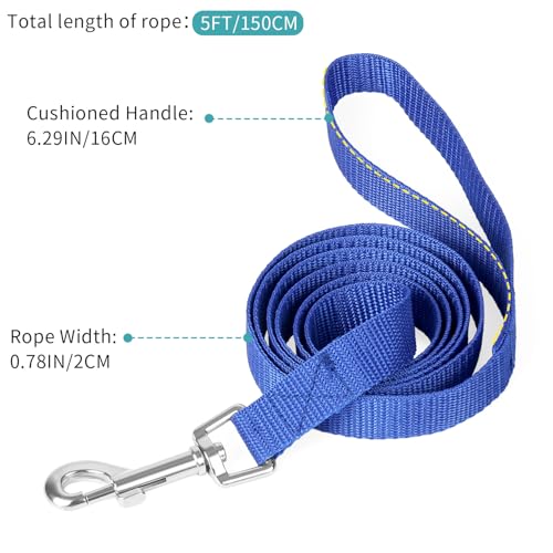 Hypeety Dog Training Leash Strong Nylon Lead for Training Walking, 3pcs - color: 3pcs
