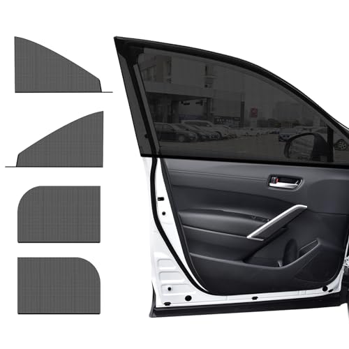 Ohleats 4PCS Car Window Shades, Heat & UV Block Mesh Cover, Car - size: Car 4PCS