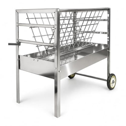 Hay and Grain Feeder Portable Sheep Feeder for 6-8 Goats Lambs