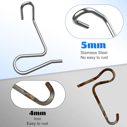 1/4in Fence Wire Tighteners(20 PCS) for Wire Fence Farm Garden | Barb Wire Fence Tools（Not inclued Tighteners Handle Tool）,Fence Wire Tightener Clips
