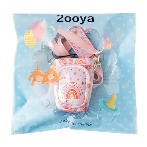 Water Bottle Carrier Bag with Strap for Kids - Water Bottle Bag Holder with Padded Strap Pocket 10/12/14/16/18Oz for Boys Girls School Walking Hiking Camping - style: Boho