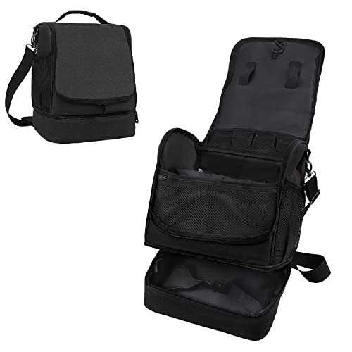 Dog&Cat Grooming Supplies Bag,Adjustable Compartments Grooming Bag for Pet