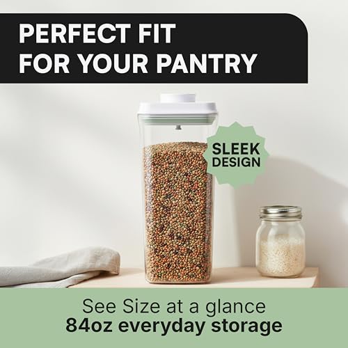 Bop Top Airtight Food Storage Containers | Pop-Top Lid | 10.5 Cups / 84 Oz - color: Single: 84 oz