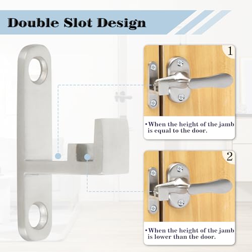 Alise Flip Latch Lock Swinging Gate Latches Door Lock,Brushed,Small Size - color: Brushed, size: Small Size