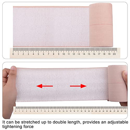 BQTQ 12 Rolls Elastic Adhesive Tape 4 Inch Self Adherent Stretch Bandages - size: 4 Inch 12Rolls