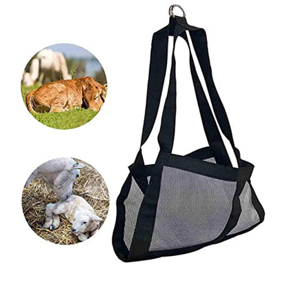 GANAZONO Adjustable Weighing Sling for Small Livestock Newborn Lamb Calf Puppy Weight Scale Carrier Durable Hanging Weight Scale Sling for Easy Weighing of Animals