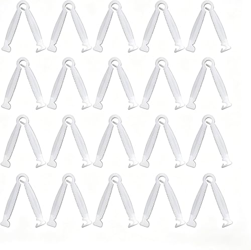 20Pcs Umbilical Clamps, Disposable Umbilical Cord Clamps Puppy Small Animal Birth Puppy Clamp Tools Hold Down