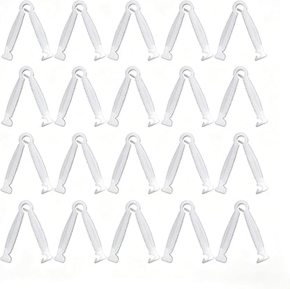 20Pcs Umbilical Clamps, Disposable Umbilical Cord Clamps Puppy Small Animal Birth Puppy Clamp Tools Hold Down