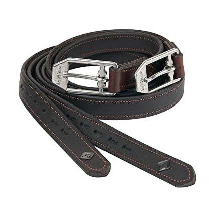 LeMieux Vector Stirrup Leather - color: Black, size: 57"