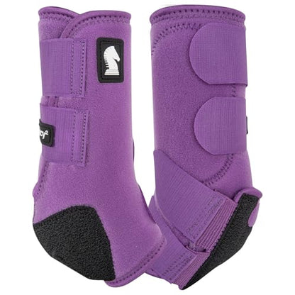 Classic Equine Legacy2 Support Boots, Front (Violet Purple, Small) - color: Violet Purple, size: Small