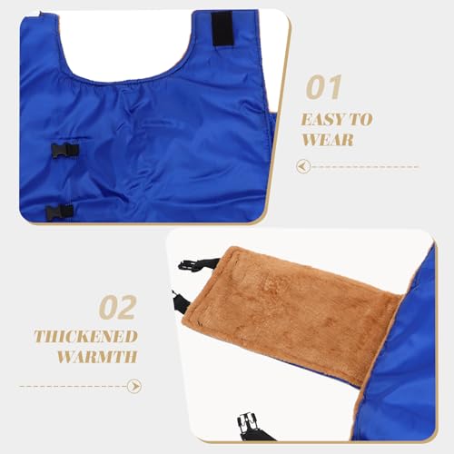 TEHAUX Goat Blanket, Sheep Blanket Livestock Shelter Windproof Goat Coat Warmming Thickened Calf Blanket for Calf Goat Horse Sheep - 108 * 85cm/42.44 * 33.41inch (Random Color)