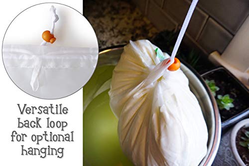 Greek Yogurt Strainer Pouch, Ultra-Fine 100 Micron Nylon (16"X9")